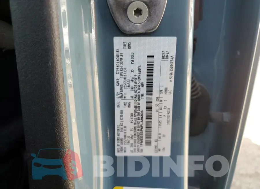 1FMEE5BP6PLA96896 Photo# 13