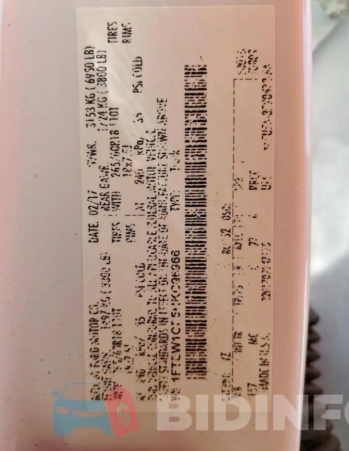 1FTEW1CF5HKC96966 Photo# 12