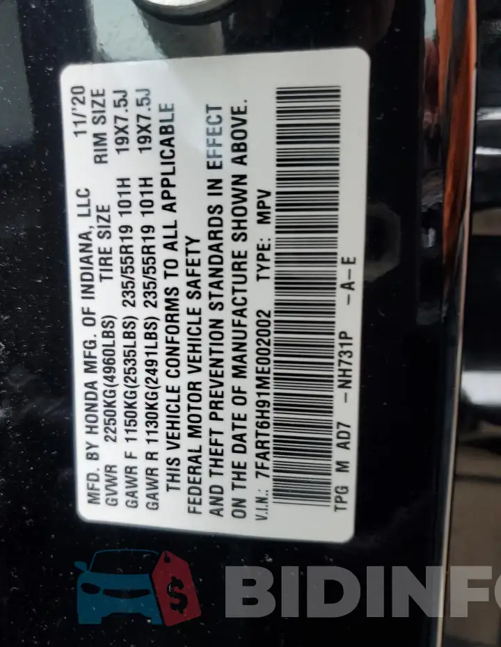 7FART6H91ME002002 Photo# 12