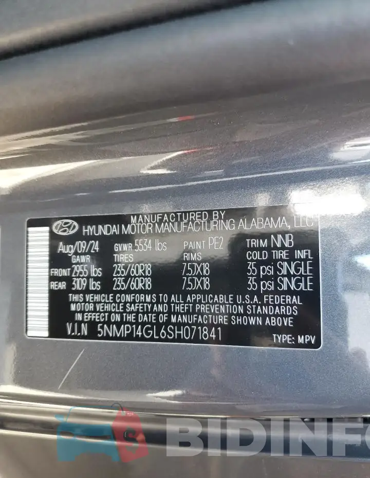 5NMP14GL6SH071841 Photo# 14
