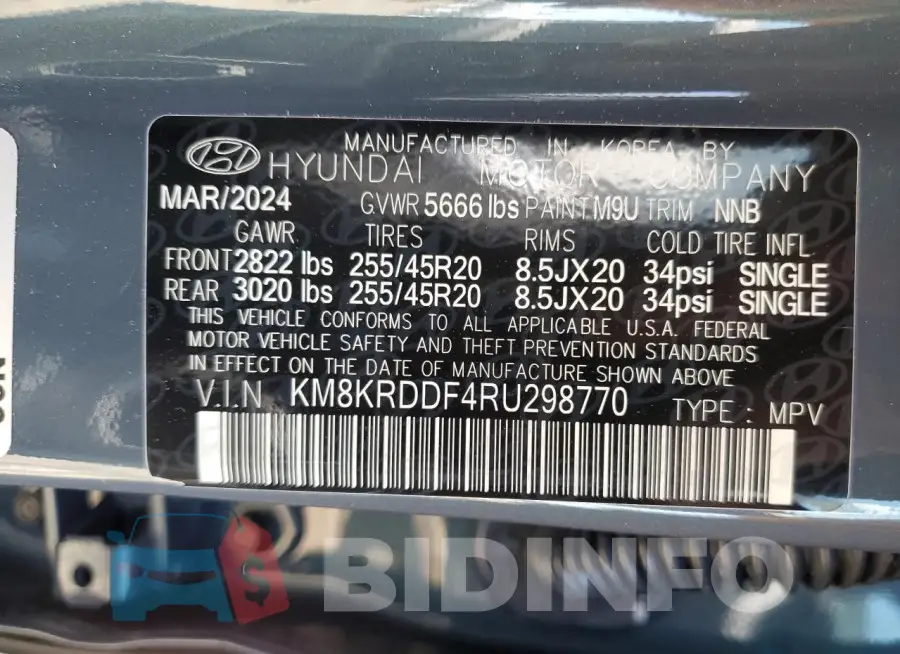 KM8KRDDF4RU298770 Photo# 13