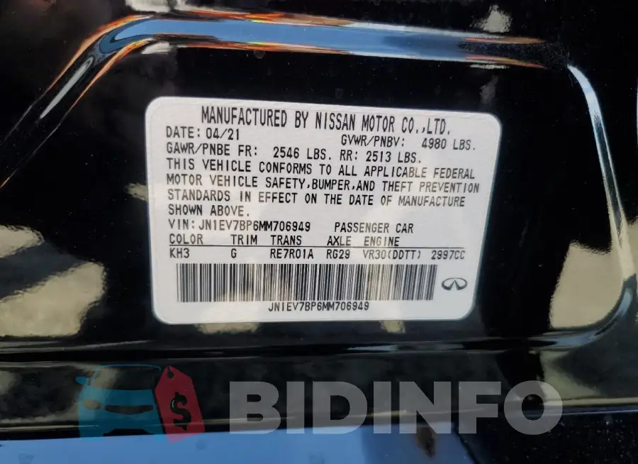 JN1EV7BP6MM706949 Photo# 12