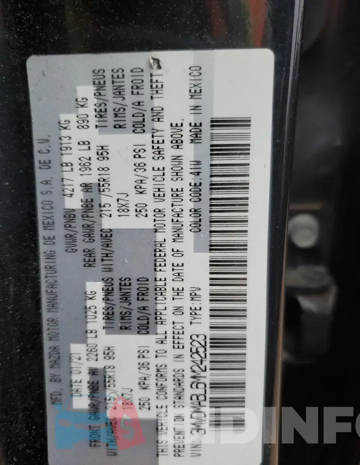 3MVDMABL6MM242523 Photo# 13