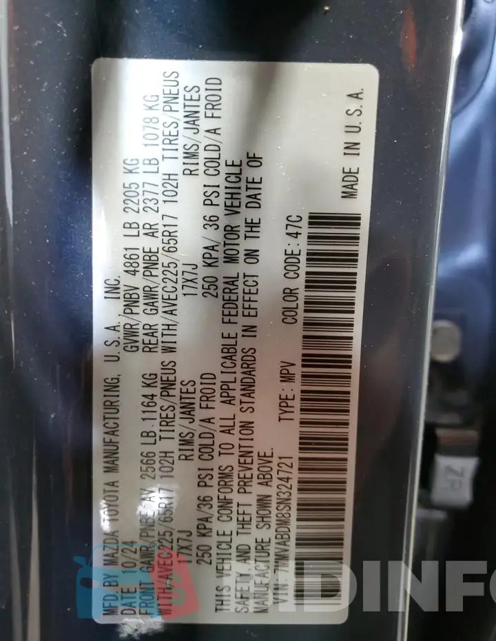 7MMVABDM8SN324721 Photo# 13