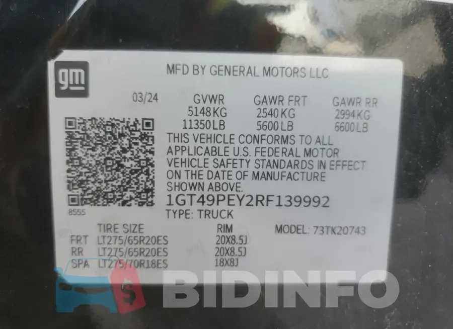 1GT49REY0LF102801 Photo# 12