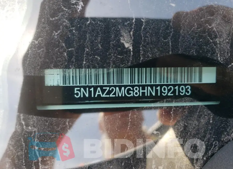5N1AZ2MG8HN192193 Photo# 14