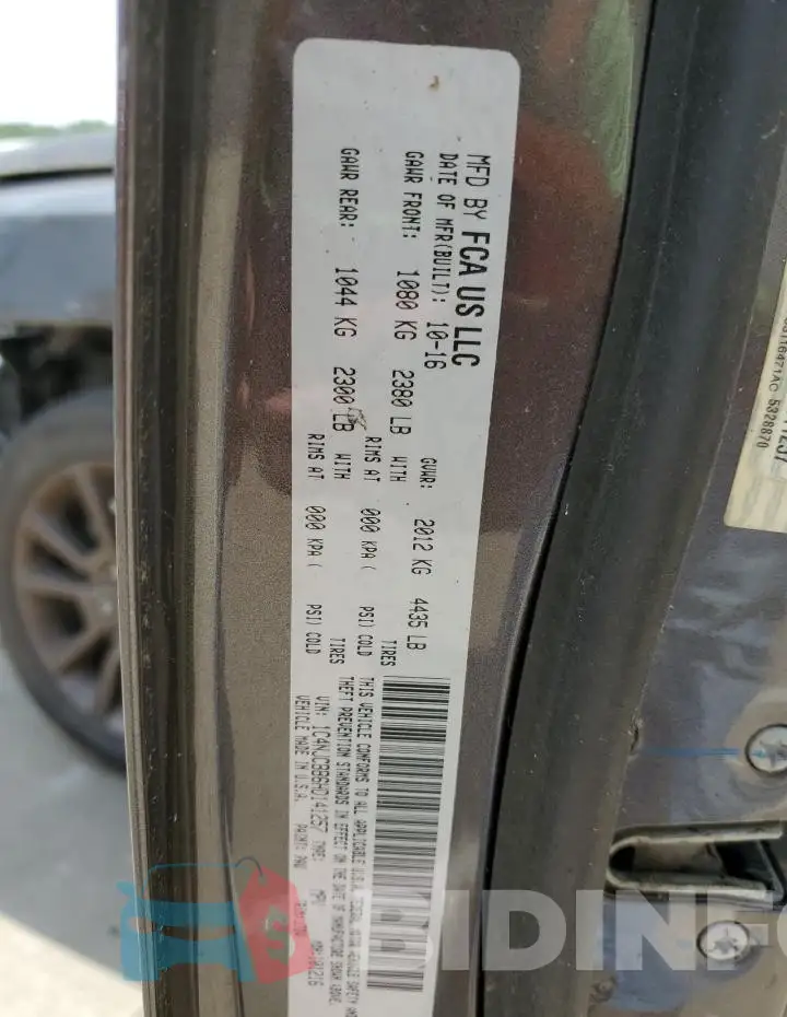 1C4NJCBB6HD141257 Photo# 13