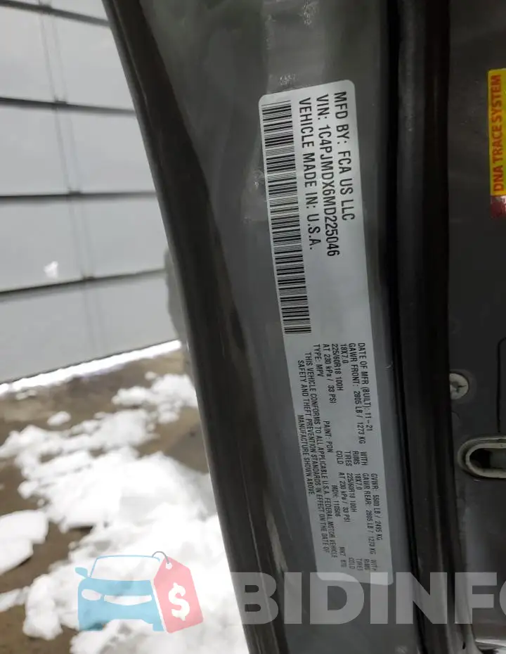 1C4PJMDX6MD225046 Photo# 13