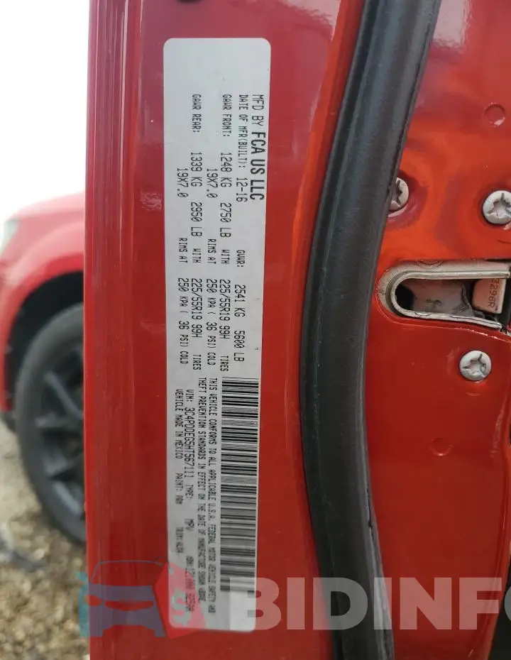 3C4PDDEG5HT567111 Photo# 13