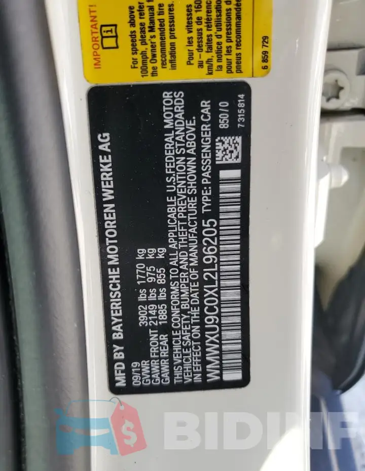 WMWXU9C0XL2L96205 Photo# 12