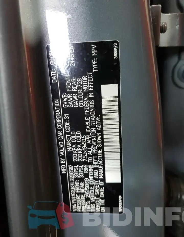 YV4162UK4L2200587 Photo# 13