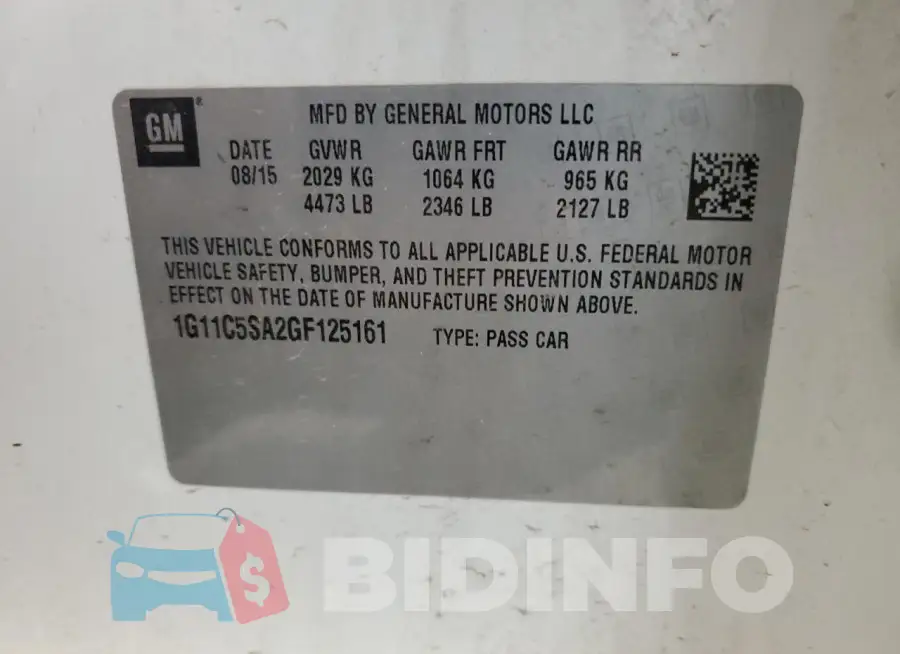 1G11C5SA2GF125161 Photo# 12