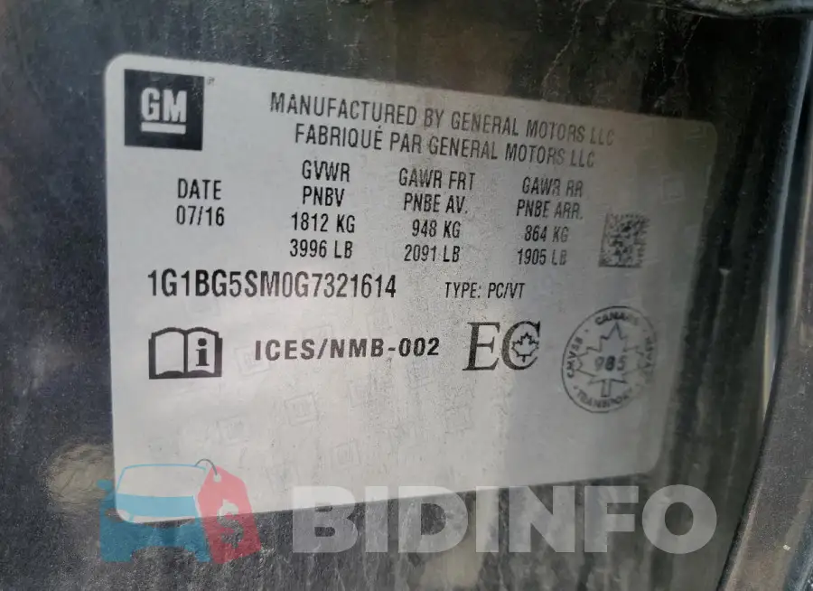 1G1BG5SM0G7321614 Photo# 12