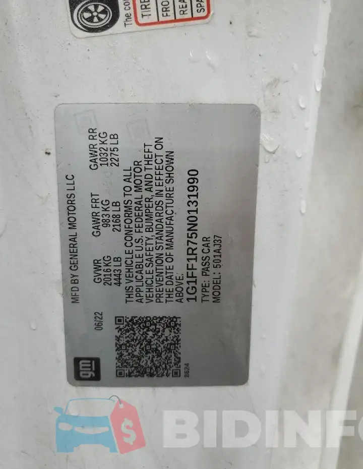 1G1FF1R75N0131990 Photo# 12