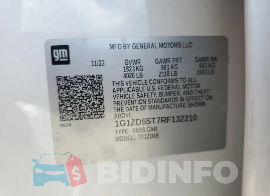 1G1ZD5ST7RF132210 Photo# 13