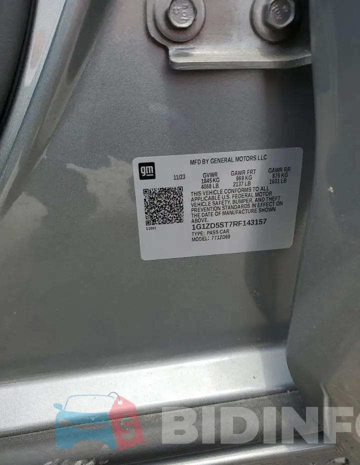 1G1ZD5ST7RF143157 Photo# 13