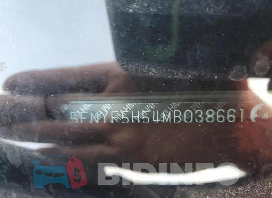 5FNYF5H54MB038661 Photo# 14