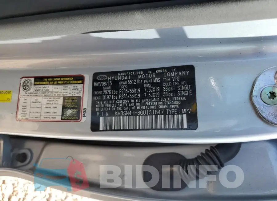 KM8SN4HF8GU131847 Photo# 14
