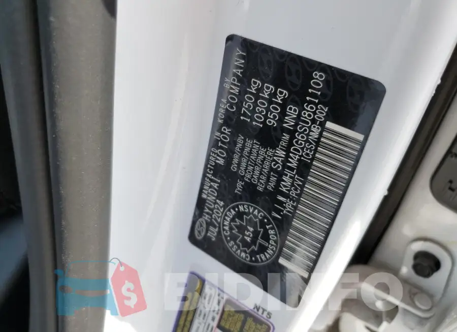 KMHLM4DG6SU861108 Photo# 12