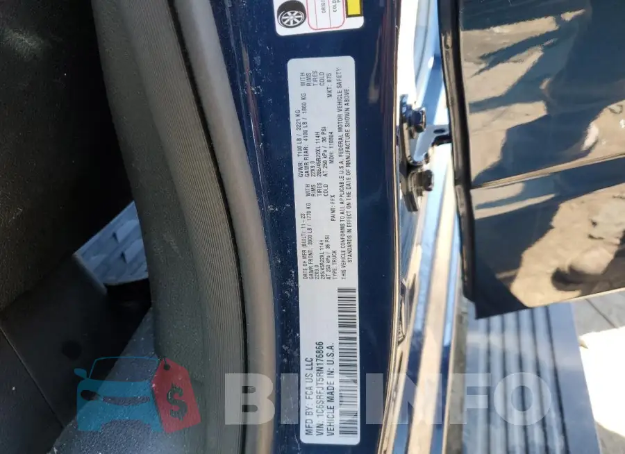 1C6SRFJT5RN176866 Photo# 12