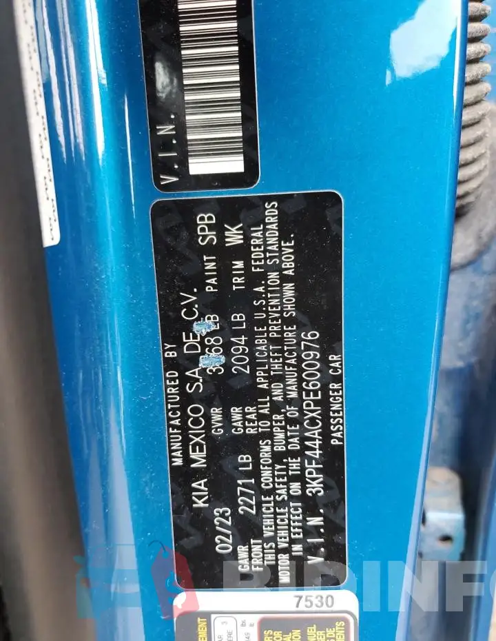 3KPF44ACXPE600976 Photo# 12