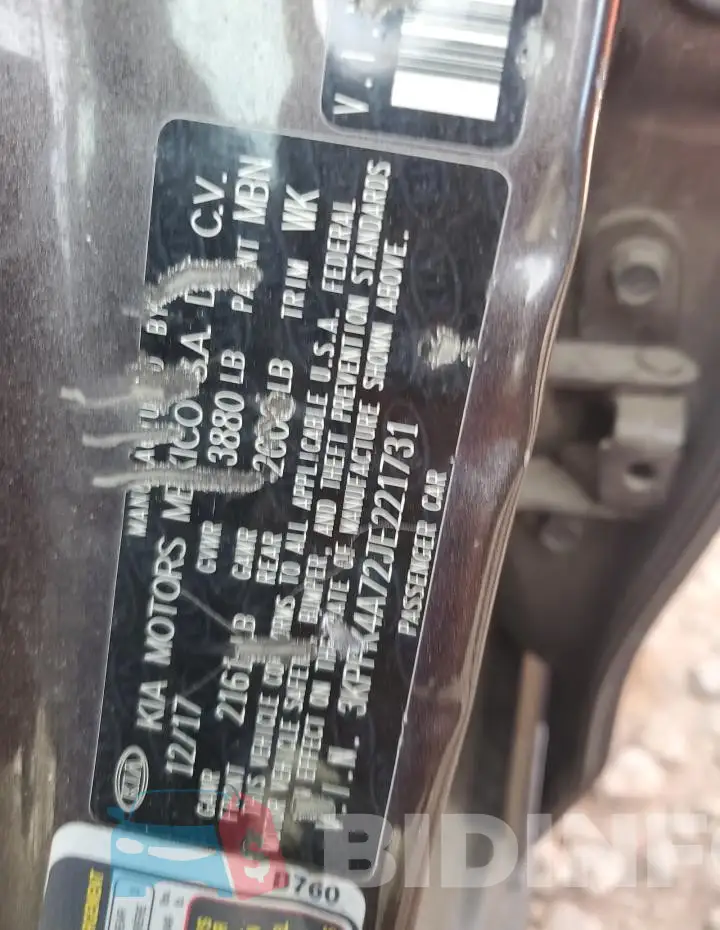3KPFK4A72JE221731 Photo# 12