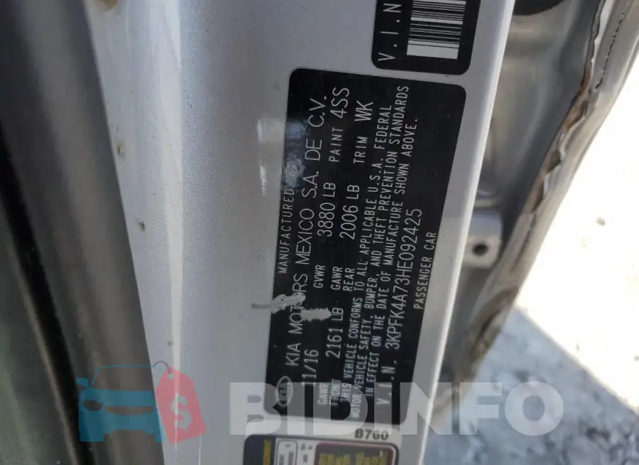 3KPFK4A73HE092425 Photo# 13
