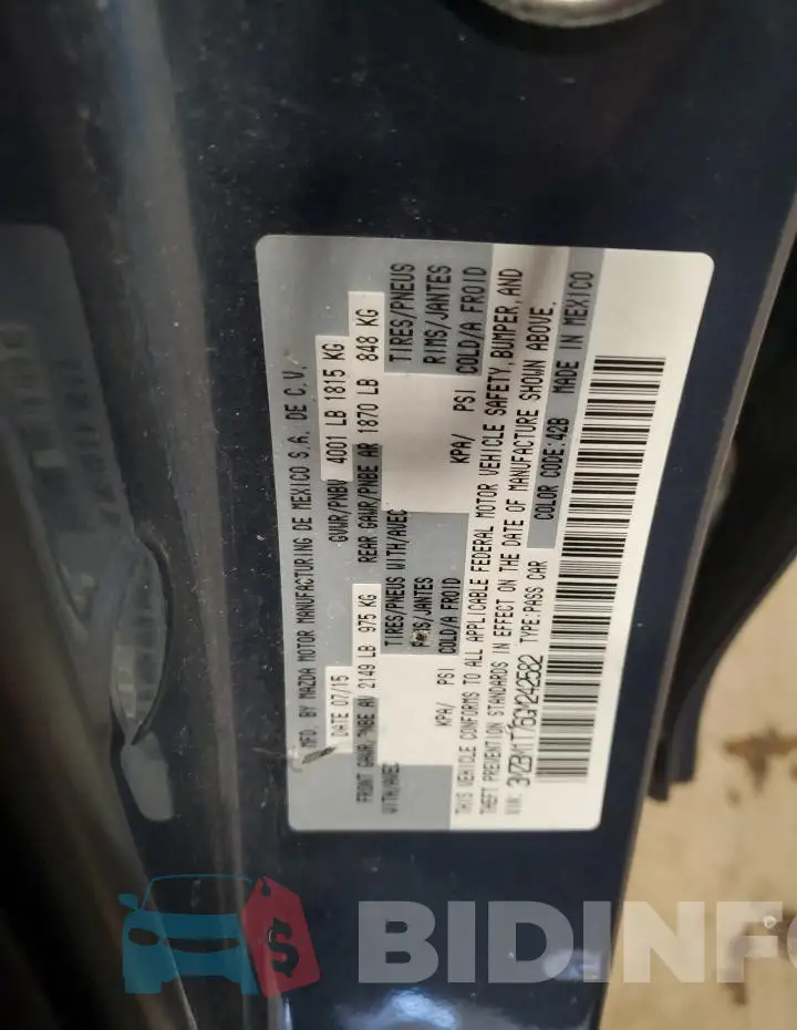 3MZBM1T76GM242582 Photo# 13