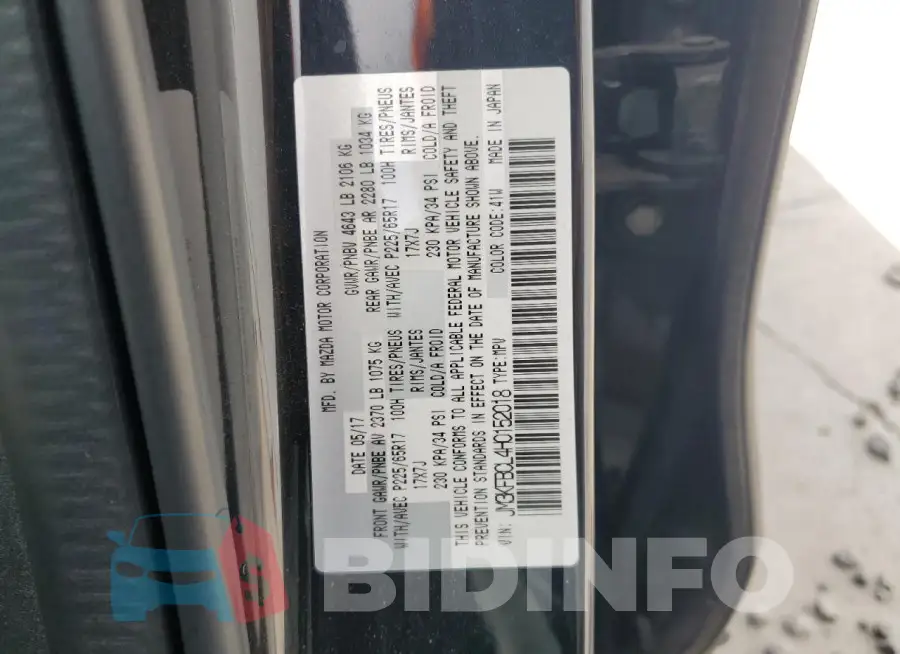 JM3KFBCL4H0152018 Photo# 13