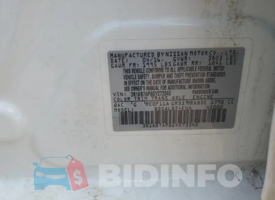 3N1AB7AP8GY273340 Photo# 13