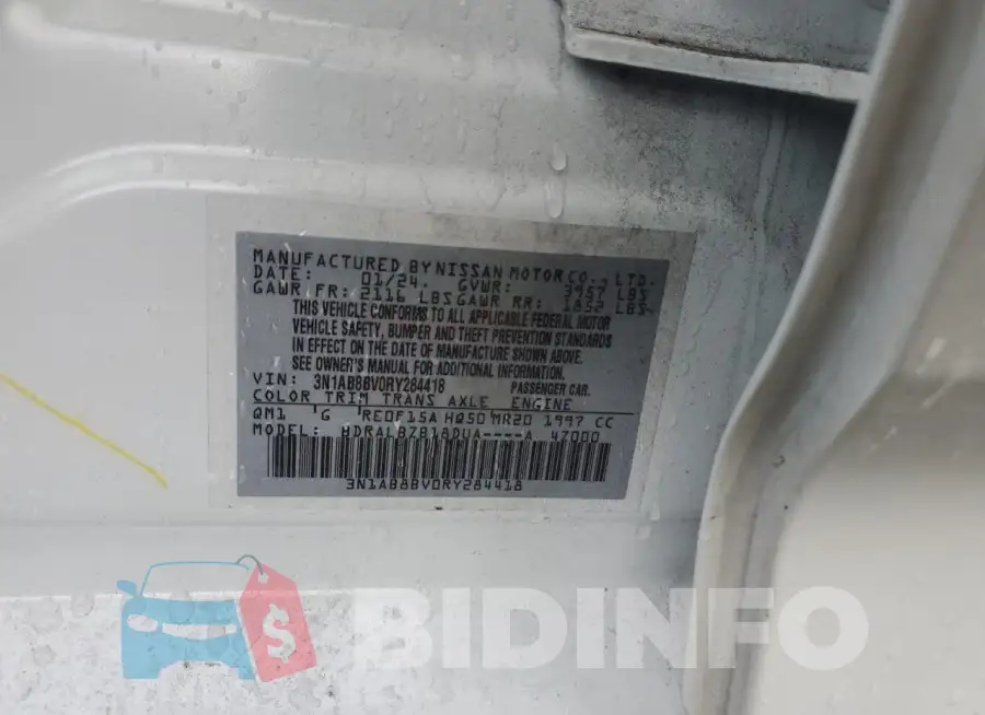 3N1AB8BV0RY284418 Photo# 12