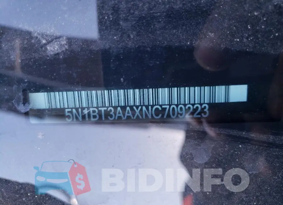 5N1BT3AAXNC709223 Photo# 13