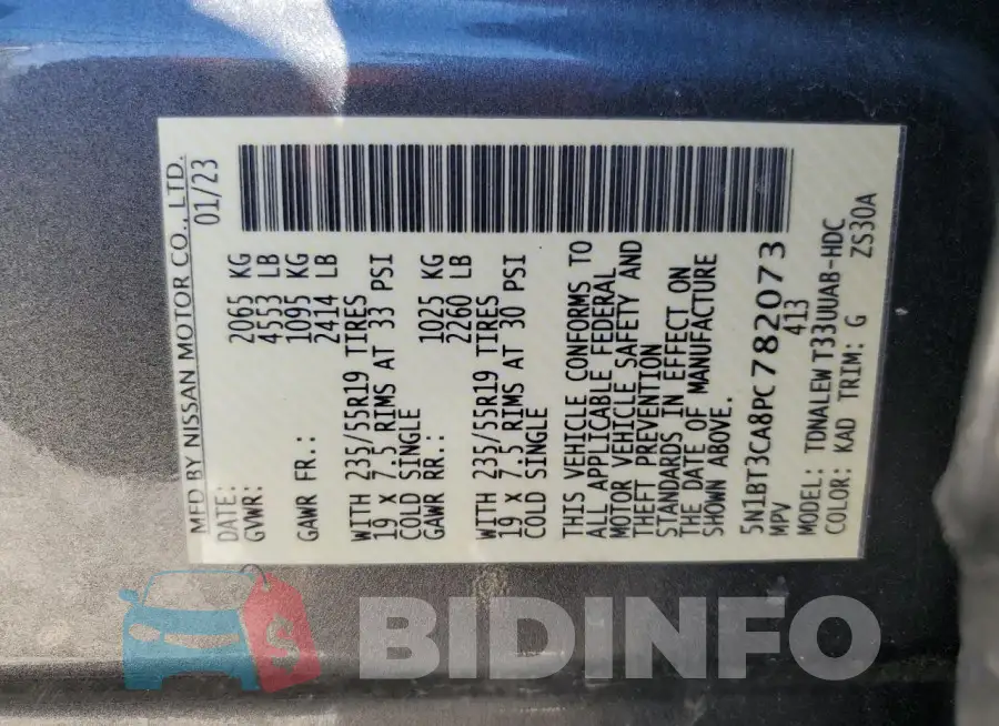 5N1BT3CA8PC782073 Photo# 14