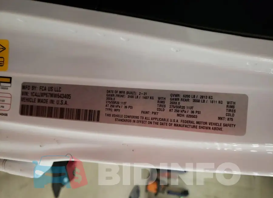 1C4JJXP67MW643405 Photo# 13