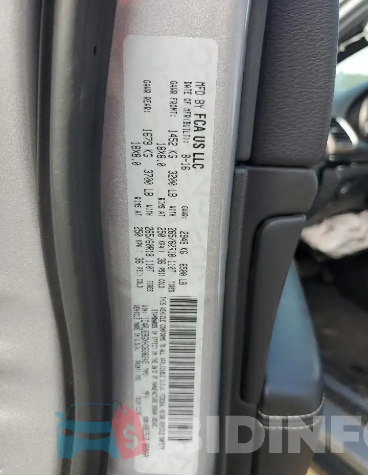 1C4RJEBGXHC638245 Photo# 14