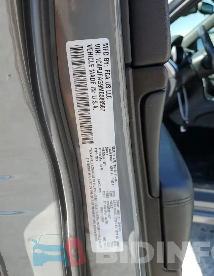 1C4RJFAG9MC588567 Photo# 14