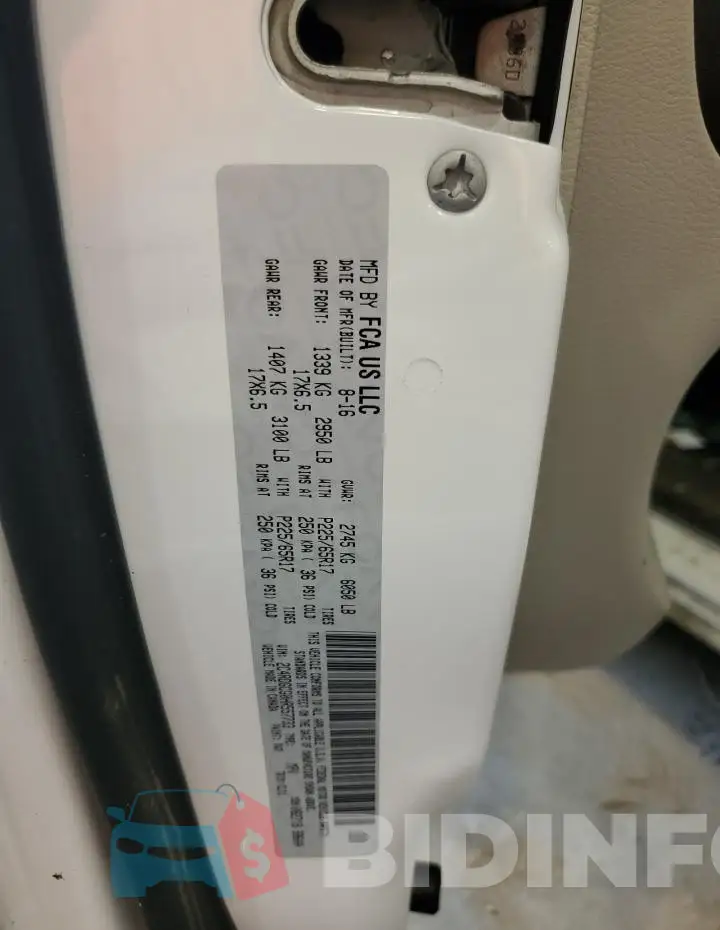 2C4RDGCG0HR557733 Photo# 13