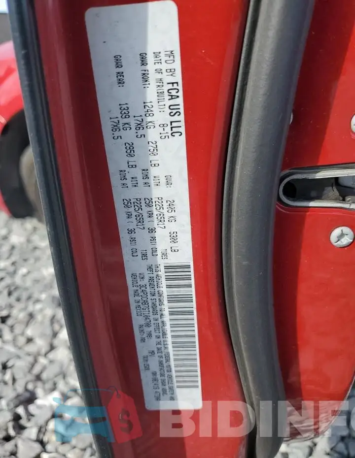 3C4PDCAB7GT104700 Photo# 13