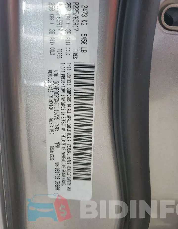 3C4PDCBGXGT115779 Photo# 13