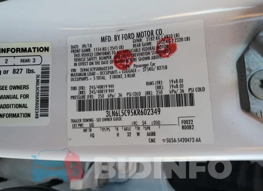 3LN6L5C95KR602349 Photo# 12