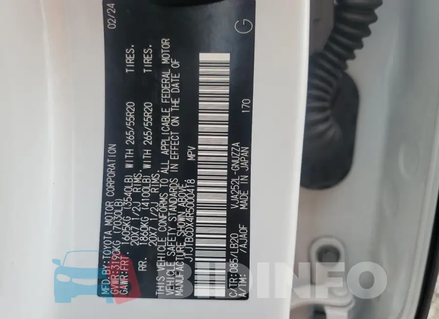 JTJTBCDX4R5000418 Photo# 14