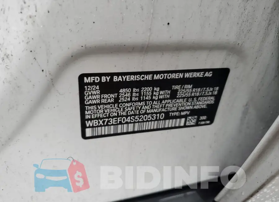 WBX73EF04S5205310 Photo# 13