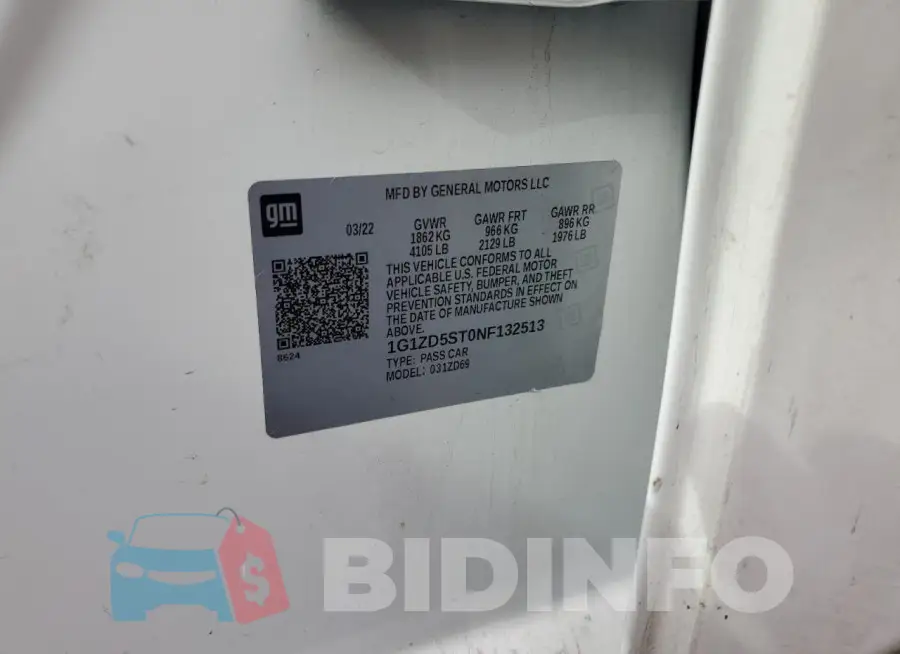 1G1ZD5ST0NF132513 Photo# 12