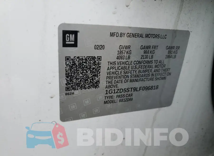 1G1ZD5ST9LF096818 Photo# 12