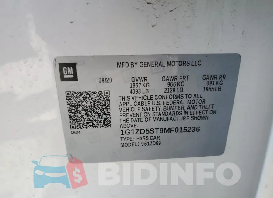 1G1ZD5ST9MF015236 Photo# 13