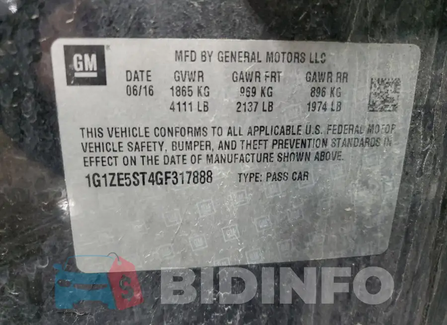 1G1ZE5ST4GF317888 Photo# 12