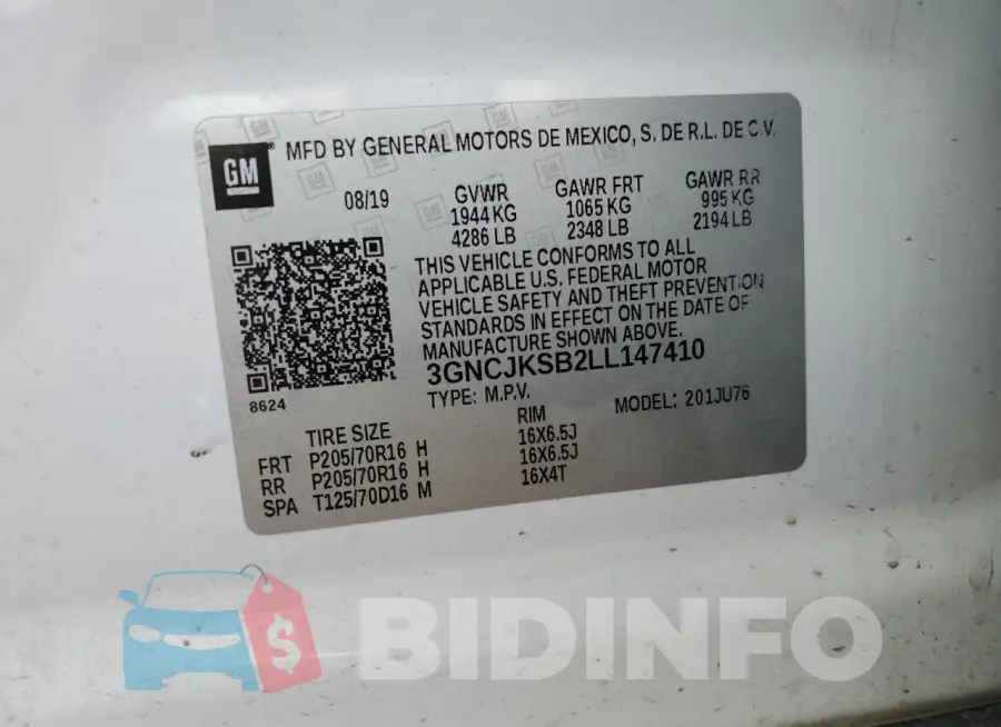 3GNCJKSB2LL147410 Photo# 12