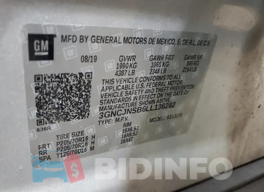 3GNCJNSB6LL136282 Photo# 14