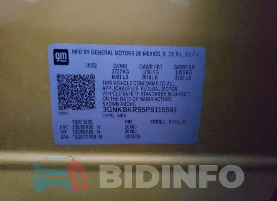 3GNKBKRS5PS115593 Photo# 13