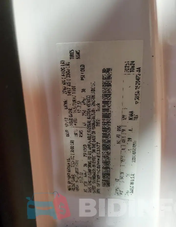 1FTMF1C89HKE53377 Photo# 12